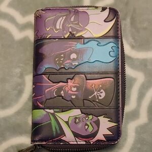 Loungefly Villains Wallet - Purple and Blue